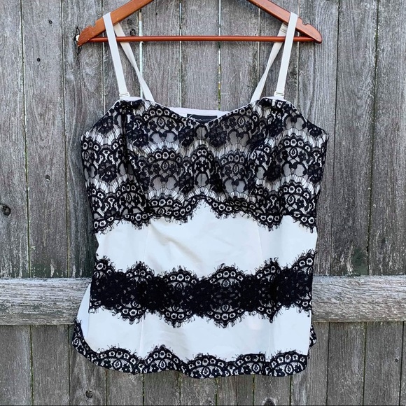 Lane Bryant Tops - Lane Bryant top with lace size 18 GUC